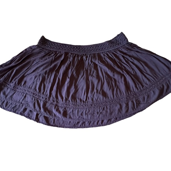 51A. Aeropostale Navy Blue Mini Skirt Medium - Picture 7 of 7